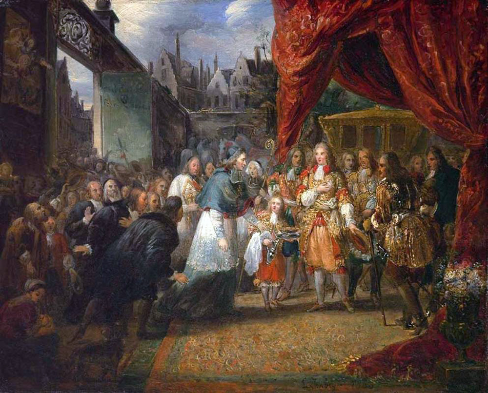 louis the fourteenth entering paris